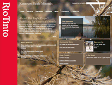 Tablet Screenshot of kennecotteagleminerals.verite.com